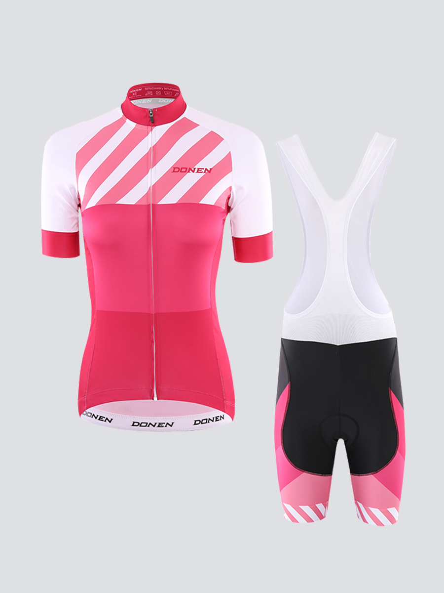Women's Short Sleeves Cycling Jersey Suit DN170605