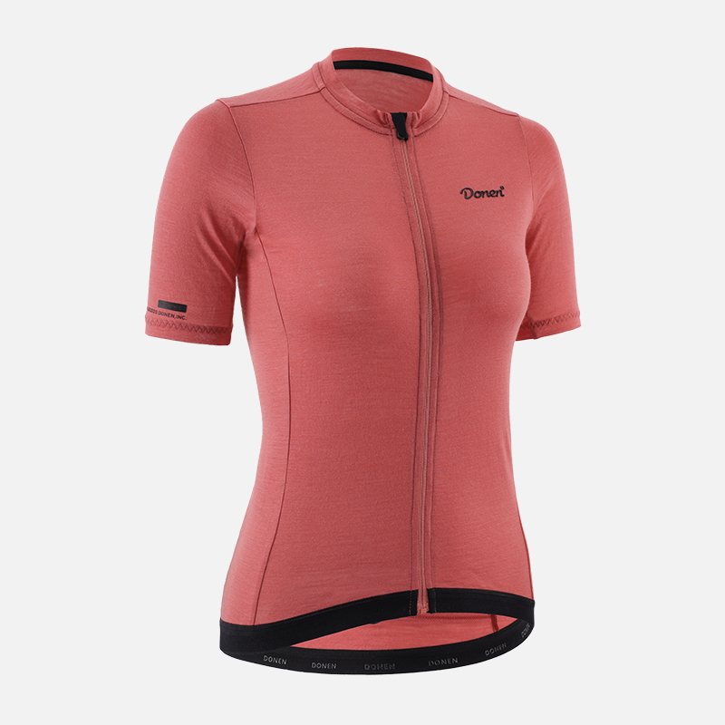 Women's Merino wool Short Sleeve Cycling Jersey DN23WOOL01